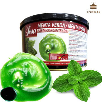 Зелена м'ята. Ароматична паста - концентрат Menta Verda TM Sosa, 100 г