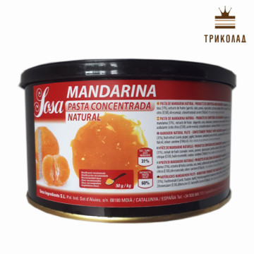Мандарин. Ароматична паста - концентрат Mandarina TM Sosa 1,5 кг