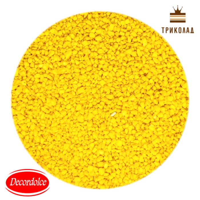 Посипка повітряний рис жовтий Decordolce 50 г