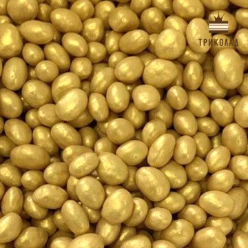 Жовті рисові краплі шоколадні 5 х 10 мм (3344). Сладо, Україна, 100 г
