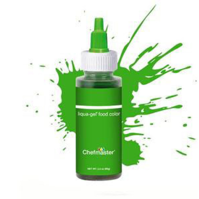 Гелевий барвник Liqua-Gel Leaf Green, Chefmaster, 65 г Гелевий барвник Liqua-Gel Leaf Green, Chefmaster, 65 г