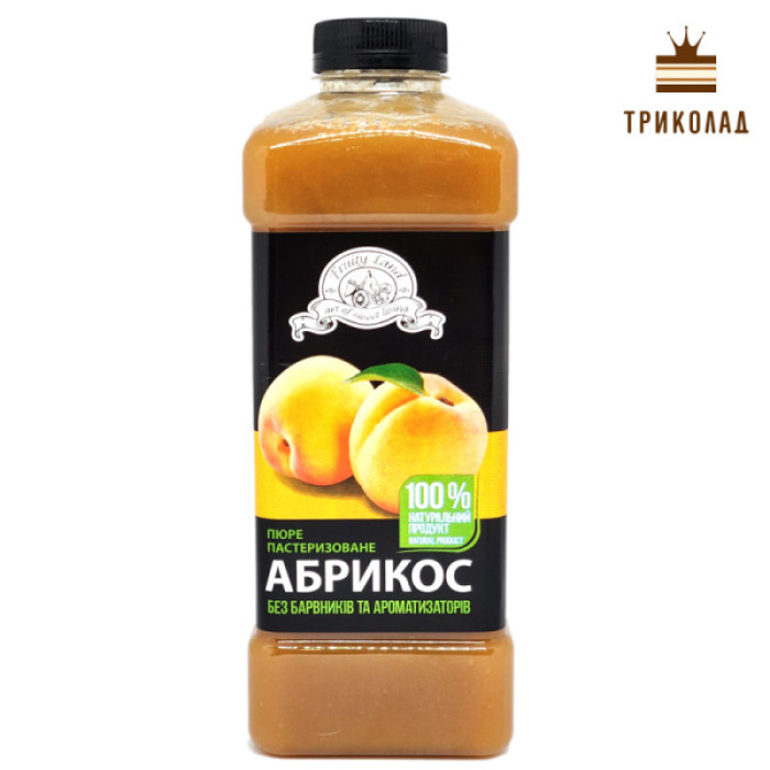 Пастеризоване пюре абрикос Fruity Land пляшка 1 кг Пастеризоване пюре абрикос Fruity Land пляшка 1 кг