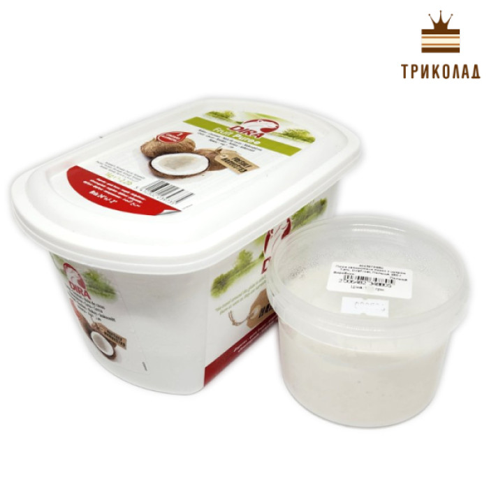 Кокос з цукром 7,8%. Пюре заморожене TM Dira Бельгія, фасування 250 г Кокос з цукром 7,8%. Пюре заморожене TM Dira Бельгія, фасування 250 г